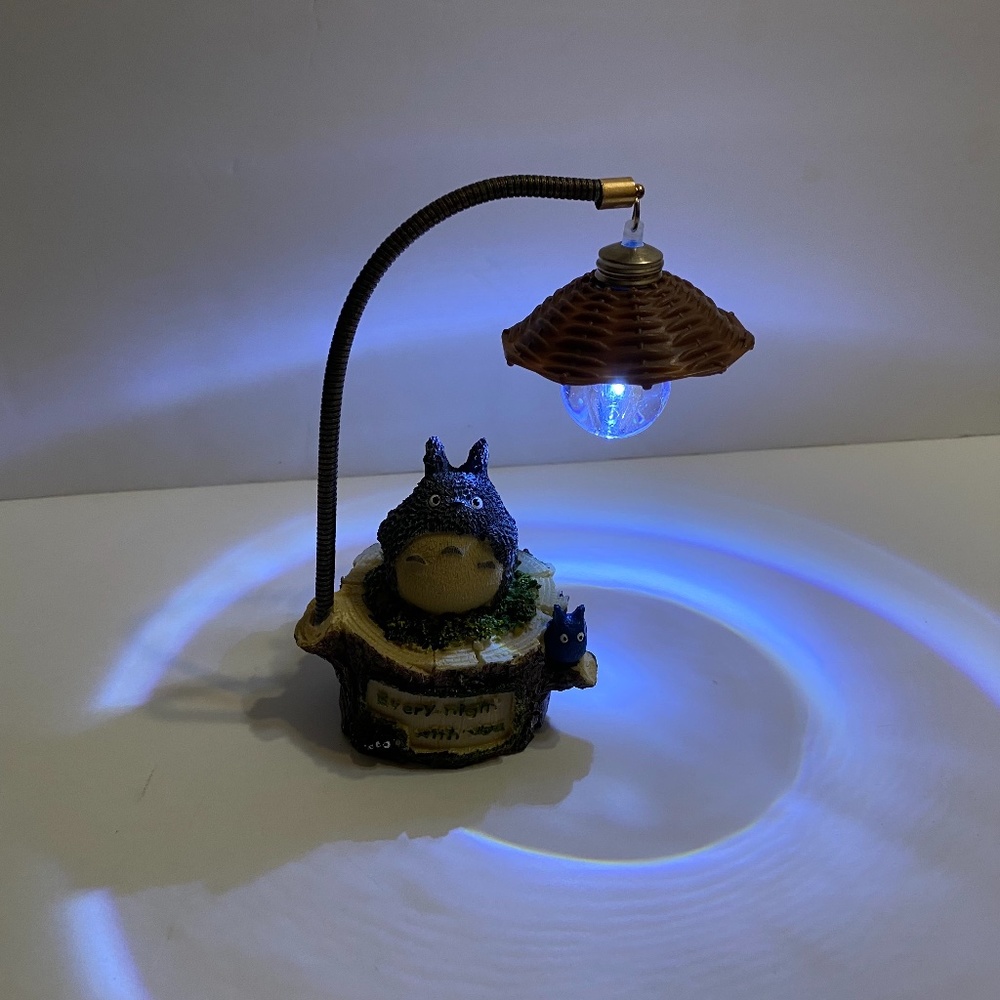 My Neighbor Totoro W/ Night Light Lamp Figure Statue-every night With you 6”H